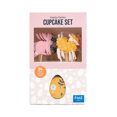 Conjunto Cupcake Feliz Páscoa 24un - PME